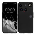 kwmobile Handyhülle kompatibel mit Nothing Phone 3 Hülle - Handy Case aus weichem Silikon in Schwarz matt Schwarz matt  