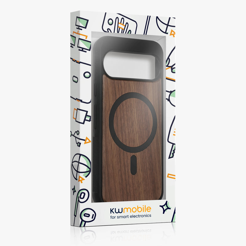 kwmobile Hülle für Google Pixel 9 / Pixel 9 Pro Handyhülle - Cover aus TPU - Kompatibel mit MagSafe - Case