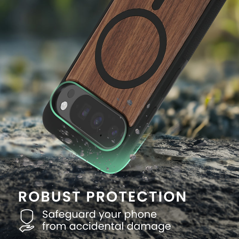 kwmobile Hülle für Google Pixel 9 / Pixel 9 Pro Handyhülle - Cover aus TPU - Kompatibel mit MagSafe - Case