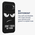kwmobile Hülle kompatibel mit Google Pixel 10 Pro - Handyhülle Silikon Case - Don't touch my Phone