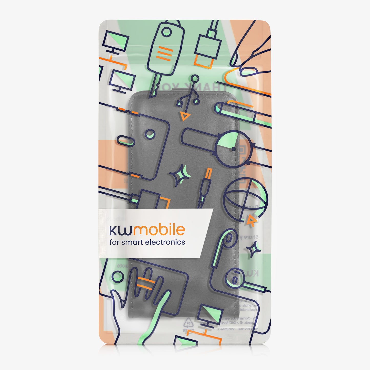 kwmobile Schutzhülle kompatibel mit Google Pixel 8a - Hülle Handy - Flip Case Handyhülle