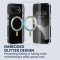 kwmobile Hülle kompatibel mit Google Pixel 9a Handyhülle Hard Case mit TPU Bumber Schutzhülle kompatibel mit MagSafe Kameraschutz