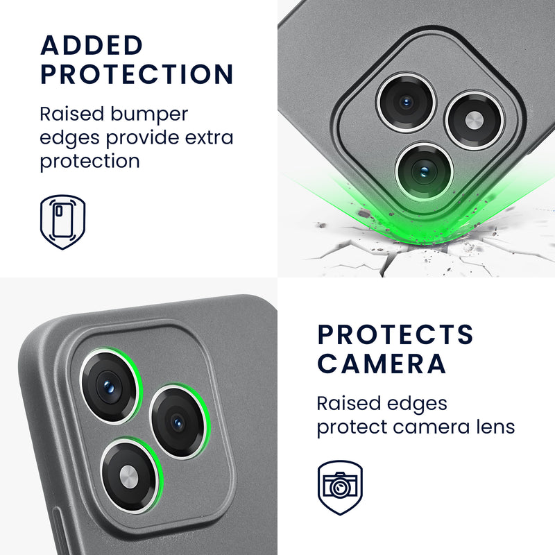 kwmobile Handyhülle für HONOR 400 Lite Hülle - weiche Silikon Case Schutzhülle Cover