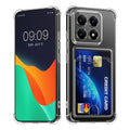 kwmobile Hülle mit Kartenfach kompatibel mit Xiaomi 14T Soft Case Schutzhülle