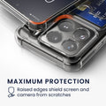 kwmobile Hülle mit Kartenfach kompatibel mit Xiaomi 15 Pro - Handyhülle mit Kartenfach - Soft Case - Schutzhülle