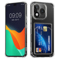 kwmobile Hülle mit Kartenfach kompatibel mit HONOR 400 Lite - Handyhülle mit Kartenfach - Soft Case - Schutzhülle