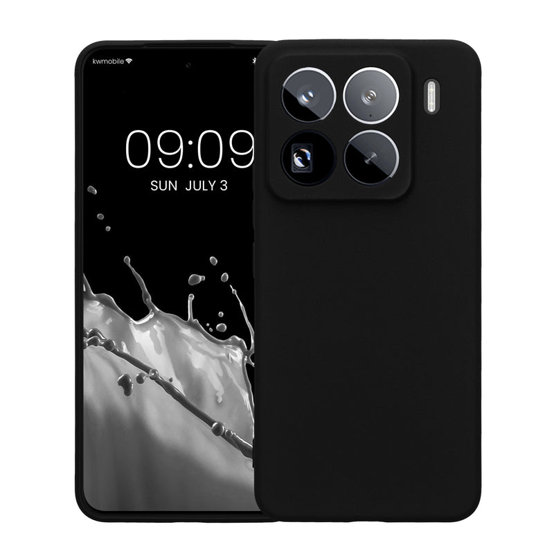 kwmobile Handyhülle für Xiaomi 15 Pro Hülle - weiches Handy Silikon Case - Schutzhülle Cover