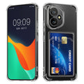 kwmobile Hülle mit Kartenfach kompatibel mit HONOR 400 - Handyhülle mit Kartenfach - Soft Case - Schutzhülle