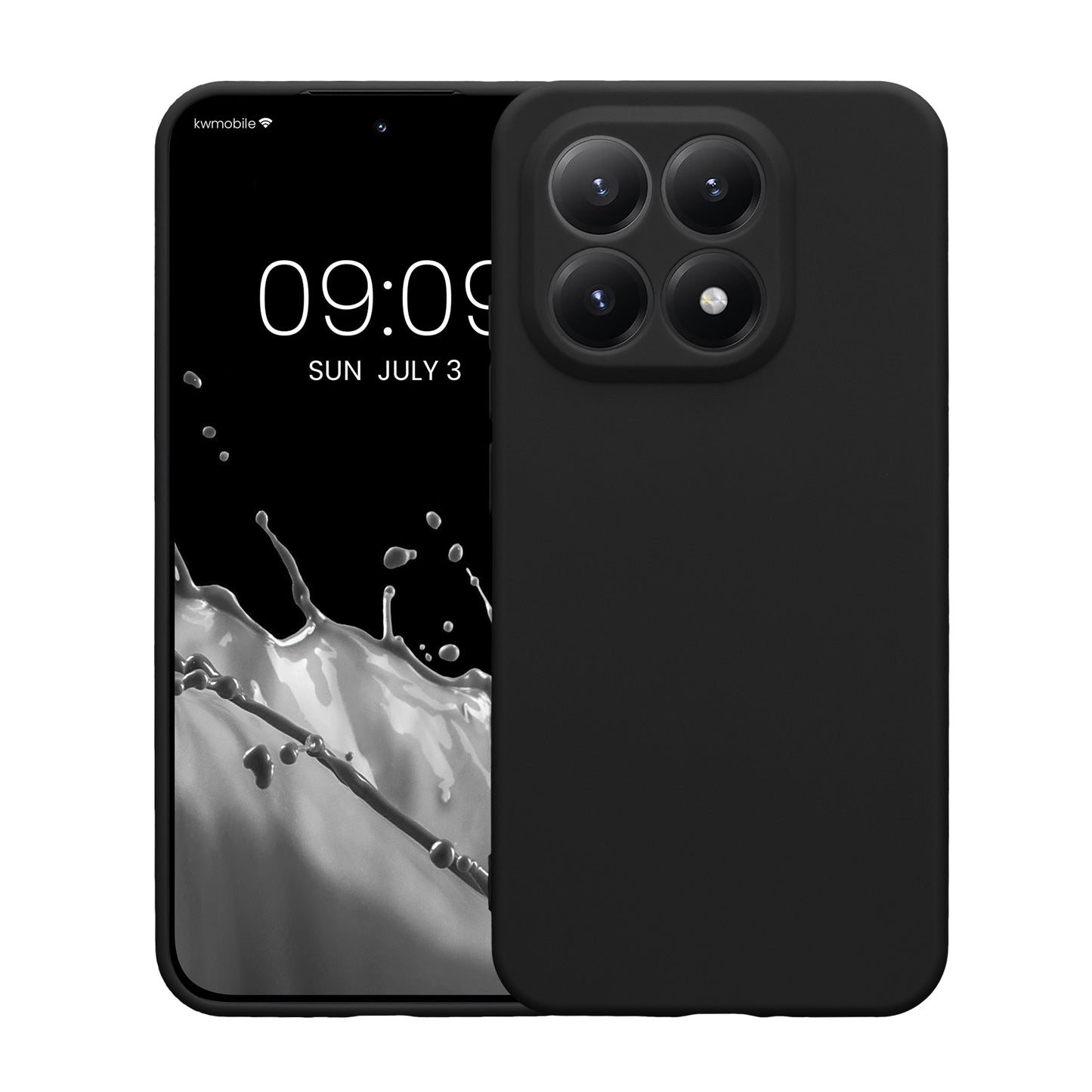 kwmobile Handyhülle für Xiaomi 15T Hülle - weiches Handy Silikon Case - Schutzhülle Cover