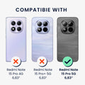 kwmobile Handyhülle für Xiaomi Redmi Note 15 Pro 5G - weiches Silikon Case - Schutzhülle Cover