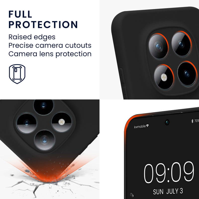 kwmobile Handyhülle für Xiaomi Redmi Note 15 Pro 5G - weiches Silikon Case - Schutzhülle Cover