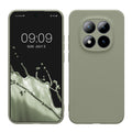 kwmobile Handyhülle kompatibel mit Xiaomi Redmi Note 15 Pro 5G Hülle - Handy Case aus weichem Silikon in Graugrün Graugrün  