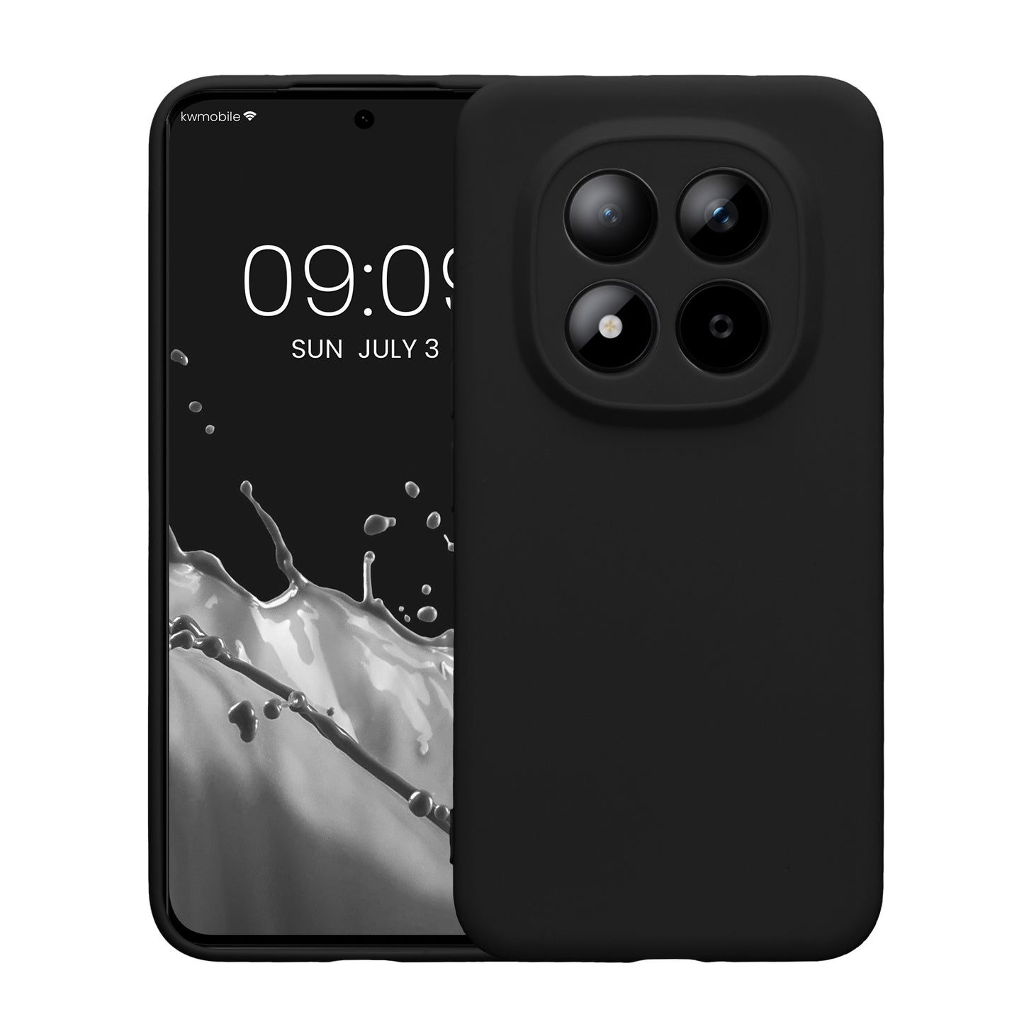 kwmobile Handyhülle für Xiaomi Redmi Note 15 Pro+ 5G / Poco M8 Pro 5G Hülle - weiches Handy Silikon Case - Schutzhülle Cover