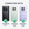 kwmobile Handyhülle für Xiaomi Redmi Note 15 4G / Redmi Note 15 5G / Poco M8 5G Hülle - weiches Handy Silikon Case - Schutzhülle Cover