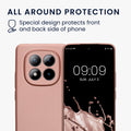 kwmobile Handyhülle für Xiaomi Redmi Note 15 Pro 4G Hülle - weiche Silikon Case metallisch schimmernd - Schutzhülle Cover