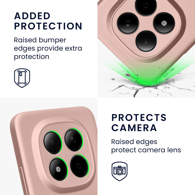 kwmobile Handyhülle für Xiaomi Redmi Note 15 Pro+ 5G / Poco M8 Pro 5G Hülle - weiche Silikon Case - Schutzhülle Cover