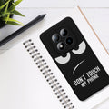 kwmobile Hülle kompatibel mit Xiaomi Redmi Note 15 Pro 4G - Handyhülle Silikon Case - Don't touch my Phone