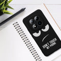 kwmobile Hülle kompatibel mit Xiaomi Redmi Note 15 Pro+ 5G / Poco M8 Pro 5G - Handyhülle Silikon Case - Don't touch my Phone