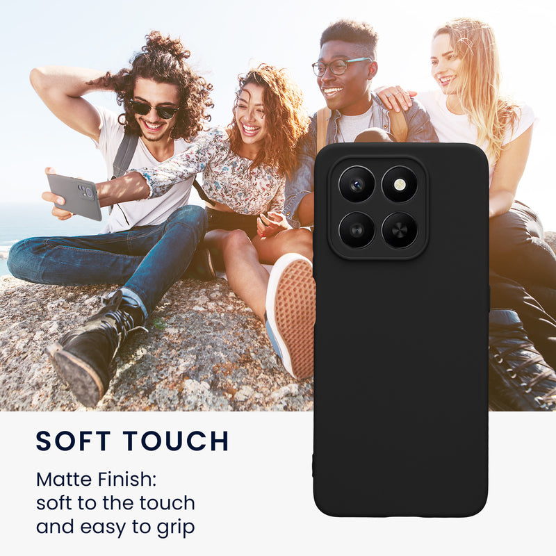 kwmobile Handyhülle für HONOR 400 Smart 5G / X7d Hülle - weiches Handy Silikon Case - Schutzhülle Cover