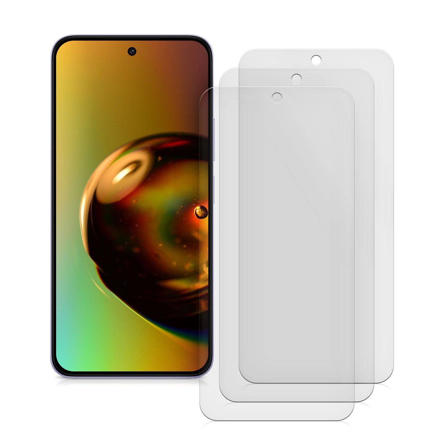 3x Displayschutzfolie matt kompatibel mit Xiaomi Redmi Note 15 Pro 5G