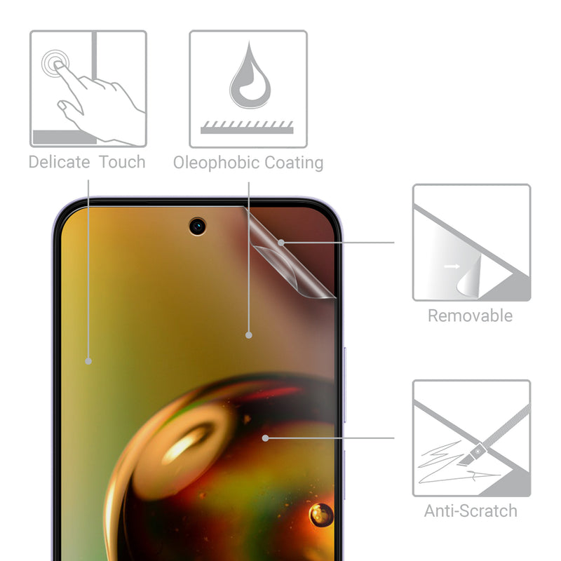 3x Displayschutzfolie matt kompatibel mit Xiaomi Redmi Note 15 Pro 5G