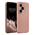 kwmobile Handyhülle kompatibel mit HONOR 400 Pro Hülle - weiche Silikon Case metallisch schimmernd in Metallic Rosegold Metallic Rosegold  