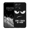 kwmobile Hülle kompatibel mit Xiaomi 15T - Handyhülle Silikon Case - Don't touch my Phone