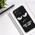 kwmobile Hülle kompatibel mit Xiaomi 15T - Handyhülle Silikon Case - Don't touch my Phone