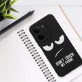 kwmobile Hülle kompatibel mit Xiaomi Redmi 15C 5G - Handyhülle Silikon Case - Don't touch my Phone