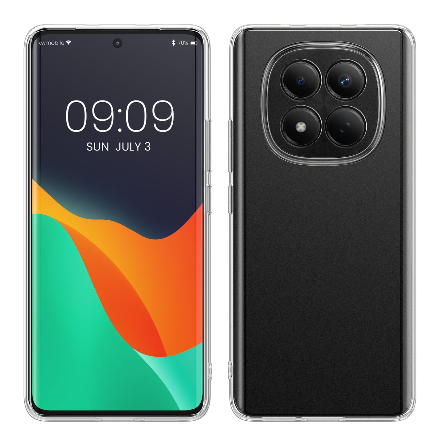 kwmobile Hülle kompatibel mit Xiaomi Redmi Note 15 Pro 4G - Silikon Handyhülle transparent - Handy Case in Transparent Transparent  