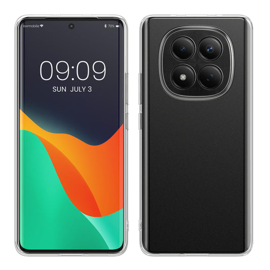 kwmobile Hülle kompatibel mit Xiaomi Redmi Note 15 Pro 4G - Silikon Handyhülle transparent - Handy Case in Transparent Transparent  