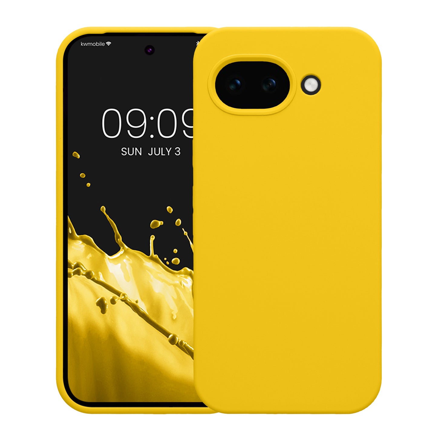 kwmobile Handyhülle für Google Pixel 10a Hülle - Case Silikon - Kabelloses Laden - Schutzhülle Cover