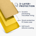 kwmobile Handyhülle für Google Pixel 10a Hülle - Case Silikon - Kabelloses Laden - Schutzhülle Cover