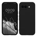 kwmobile Handyhülle kompatibel mit Google Pixel 10a Hülle - Handy Case aus weichem Silikon in Schwarz matt Schwarz matt  