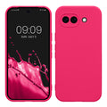 kwmobile Handyhülle kompatibel mit Google Pixel 10a Hülle - Handy Case aus weichem Silikon in Neon Pink Neon Pink  