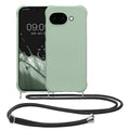 kwmobile Necklace Case kompatibel mit Google Pixel 10a Hülle - Cover mit Kordel zum Umhängen - Silikon Schutzhülle