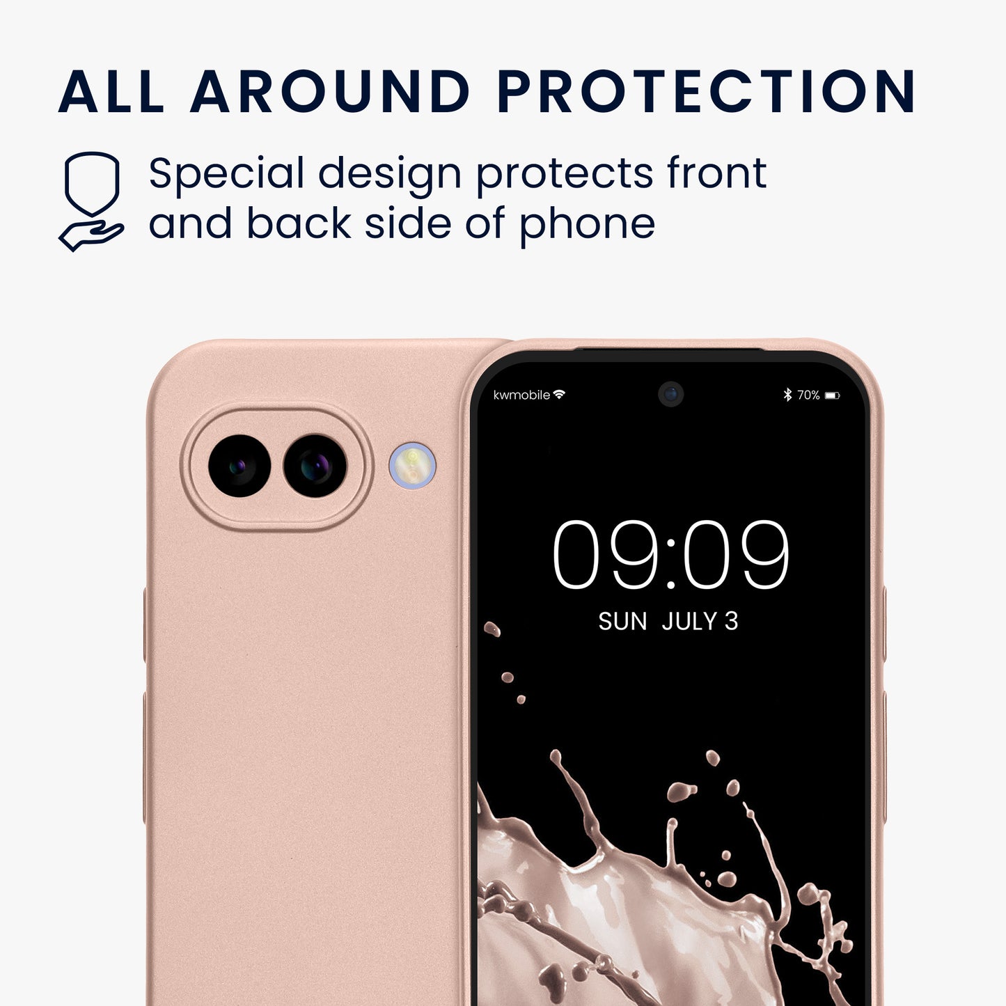 kwmobile Handyhülle für Google Pixel 10a Hülle weiche Silikon Case Schutzhülle Cover
