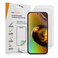kwmobile 3x Folie matt kompatibel mit Google Pixel 10a - Displayschutzfolie Schutzfolie - Displayschutz Displayfolie entspiegelt Matt Transparent  