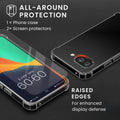 kwmobile Hülle kompatibel mit Google Pixel 10a Case - Handyhülle mit 2x Glas Schutz Folie