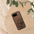 kwmobile Hülle kompatibel mit Google Pixel 10a Hülle - Case - Handy Cover - TPU Handyhülle Kompass Vintage