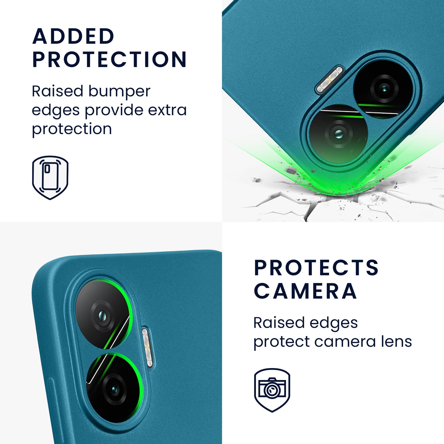 kwmobile Handyhülle für Xiaomi Poco F7 Hülle weiche Silikon Case Schutzhülle Cover