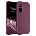 kwmobile Handyhülle kompatibel mit Xiaomi Poco F7 Hülle - weiche Silikon Case metallisch schimmernd in Metallic Lavendel Metallic Lavendel  