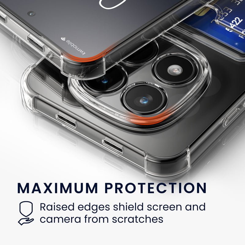 kwmobile Hülle mit Kartenfach kompatibel mit Xiaomi Redmi Note 15 Pro 5G - Soft Case - Schutzhülle
