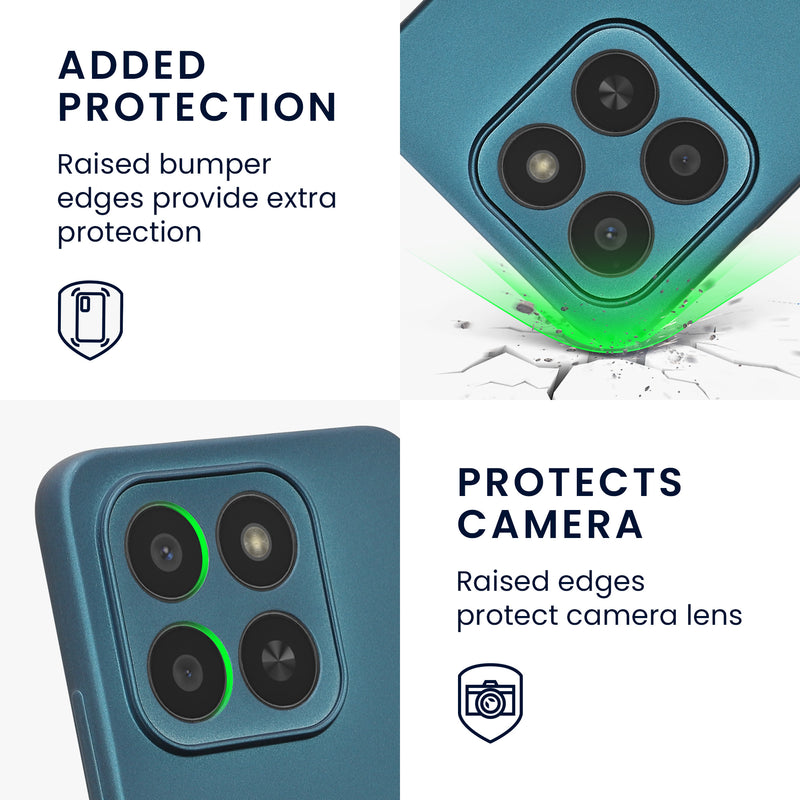 kwmobile Handyhülle für HONOR 400 Smart 5G / X7d Hülle - weiche Silikon Case - Schutzhülle Cover