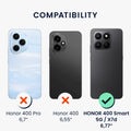 kwmobile Handyhülle für HONOR 400 Smart 5G / X7d Hülle - weiche Silikon Case - Schutzhülle Cover