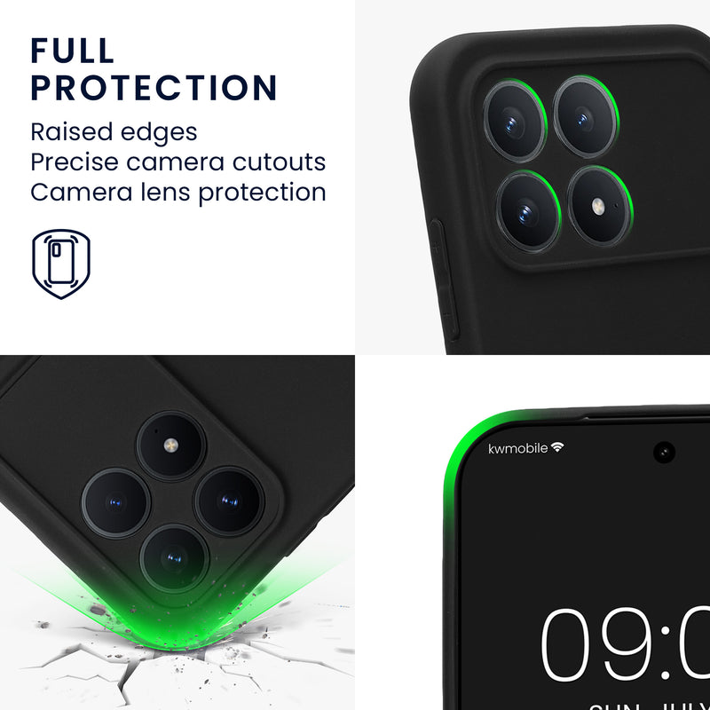 kwmobile Handyhülle für Xiaomi Poco F8 Pro Hülle - weiches Handy Silikon Case - Schutzhülle Cover