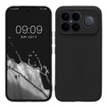 kwmobile Handyhülle kompatibel mit Xiaomi Poco F8 Ultra Hülle - Handy Case aus weichem Silikon in Schwarz matt Schwarz matt  