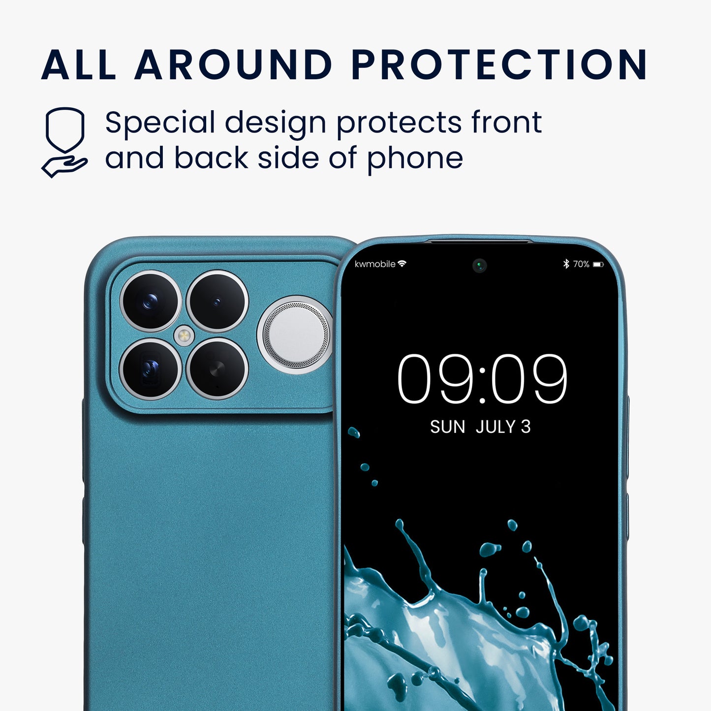 kwmobile Handyhülle für Xiaomi Poco F8 Ultra Hülle - weiche Silikon Case - Schutzhülle Cover