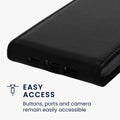 kwmobile Schutzhülle kompatibel mit Google Pixel 10a - Flip Case Handyhülle