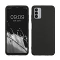 kwmobile Hülle kompatibel mit Nokia G42 5G Hülle - weiches TPU Silikon Case - Cover geeignet für kabelloses Laden - Schwarz Schwarz  